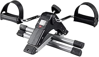 Smart Sport Folding Pedal Exerciser, Mini Under Desk Exercise Bike Foot Hand Cycle Portable, Arm and Leg Exercise Peddler Machine with LCD Monitor
