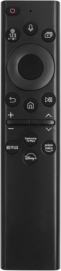 Remote Control Replacement for Samsung Smart TVs 4k 8K Ultra HD Neo OLED QLED, The Frame and Crystal UHD Series 2021-2022 Models-with Bluetooth Rechargeable Solar Cell BN59-01385A Solar Voice function