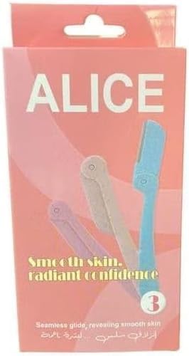 Alice - Razor For Women, With Safety Skin Cushion, Comfortglide Breeze, Pack Of 3 Pieces, Multicolor