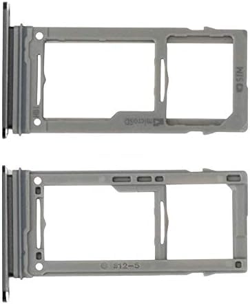 Generic SIM Card Tray Replacement Line House Compatible with Samsung S9 or S9 Plus SIM Card Tray for Samsung S9 OR S9 PLUS Generic Replacement (Gray/S9)