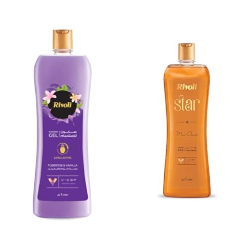 Rivoli Shower Gel Purple 1Ltr and Rivoli Shower Gel Star 1Ltr