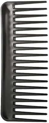 Beauty Professional Anti-static Carbon Fiber for All Hair Types Wide Tooth Large Detangling Comb Cellulose Detanglerfor Thick Curly Wavy Wet Dry Hair 1 Pack,Black