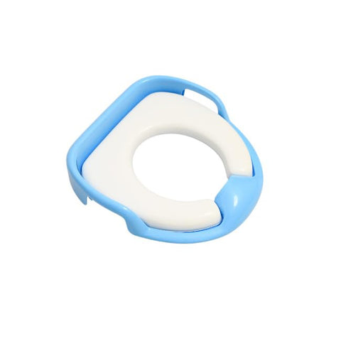 Baby Toilet Training Seat 3 Colors with Safety Side Handles for 1-6 Years Old Children (Baby Blue, 1-5 Years)