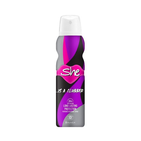 She is Clubber Deodorant Spray - For Women - 150ml