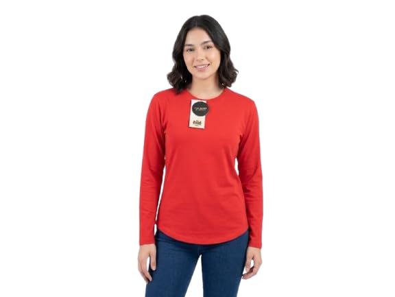 Under Shirt For Women Red Elastic Moisture Wicking Cotton Clothes Fashion And Structured - 29016