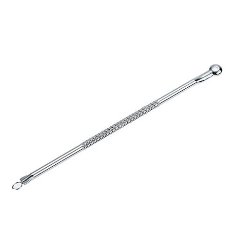 one year warranty_Double Ends Stainless Steel Pimple Blackhead Remover Acne Extractor Remover Tool Safety Tool