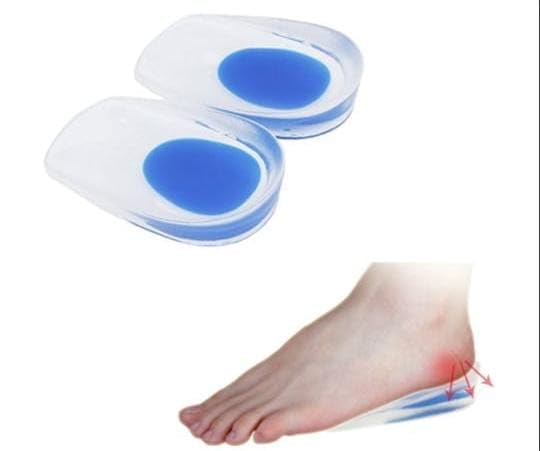 DR. JOE U-Shape Heel Insole – Soft Silicone Cushion Pads for Heel Pain Relief, Shock Absorption & Comfort – Protect Heel from Pressure & Impact – High Quality, Superior Material, Size 6.5 x 11 cm