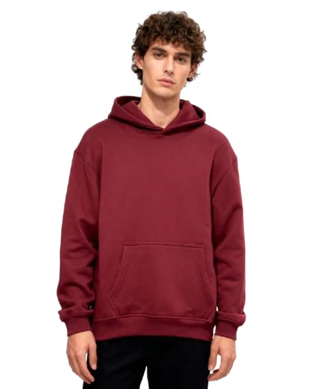 Feathers Oversized Winter Hoodie 100% Cotton for Men
