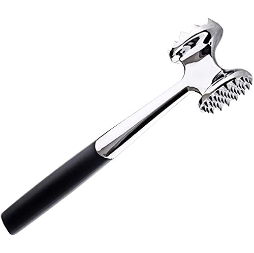 Meat Tenderizer Tool, Hammer, Mallet, Sharp Dual Sides, For Meat & Poultry
