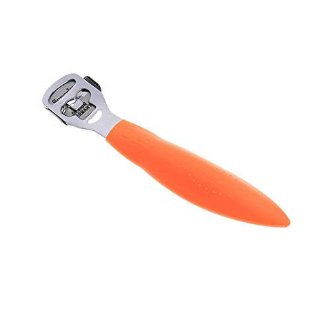 SWEETPEA®Stainless Steel Callus Shaver Pedicure Dead Hard Skin Remover Heel Razor Cutter With Skin Rub For Foot Care, Removing Solid, Cracked Skin Cells. (Plastic)
