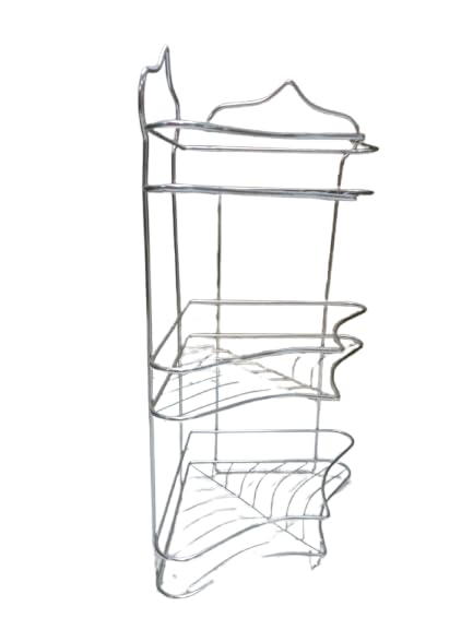 Kitchen - Bathroom Rack (Corner Three Islamic Floor Silver)