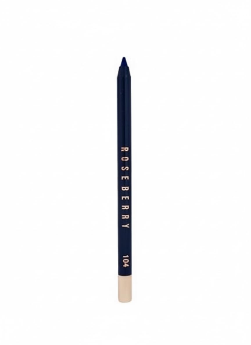 Rose Berry Eyeliner Pencil, Navy Blue, 104, Long-Lasting Formula