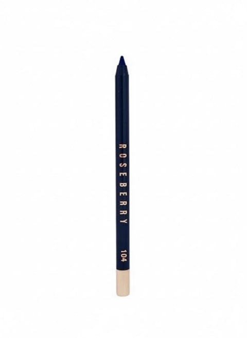 Rose Berry Eyeliner Pencil, Navy Blue, 104, Long-Lasting Formula