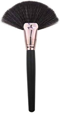 Large Wooden Handle Fan Makeup Brush