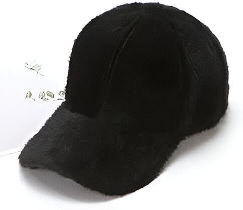 Soft Faux Fur Beanie - Warm, Adjustable Winter Baseball Cap for Men and Women, Perfect for Festivals and Daily Outdoor Activities