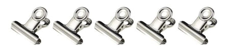 Nail Pinching Clips, 6 Pieces Stainless C Curve Nail Pinching Extension Clips, Multi-functional Nail Art Accessories for Fiberglass Extension and Fixation-small