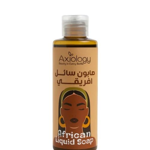 Axiology African Liquid Soap, Herbal Formula, for All Skin Types, Hydrating Daily Cleanser, 400ml