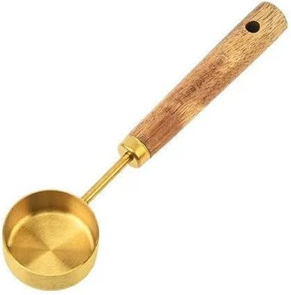 Brass & Stainless Steel Measuring Cup (16ml) - Set of 1 (Sweet)