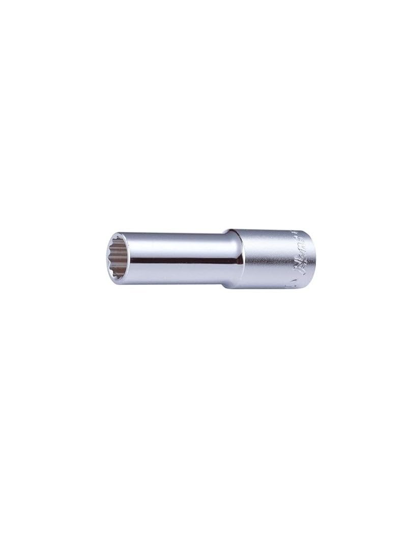Hans 1/2" Long Serrated Chrome Socket 29mm â€“ HANS 4302M29 | Professional Strength & Precision
