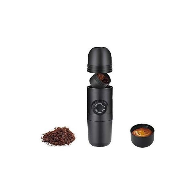 Next Store Manual Espresso Coffee Machine for Travel and Trips, Mini Hand Press Coffee Maker, Lightweight Portable Design