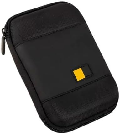 Case-Logic External Hard Drive Case, 2.5 Inch Portable Cover Protector, Black