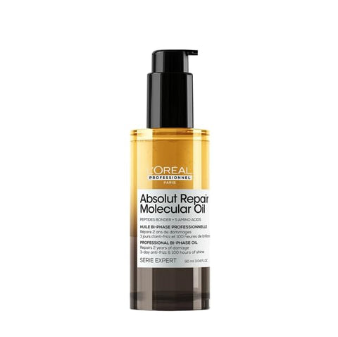 L’Oréal Professionnel, Absolut Repair Molecular Professional Bi-phase Oil, SERIE EXPERT, 90ml