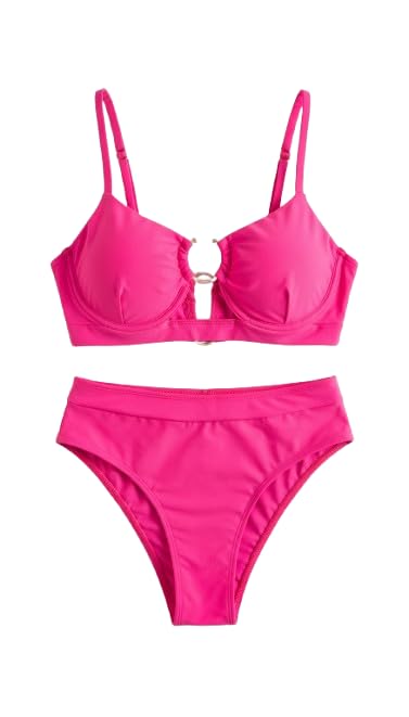 Women's Banded Metal Ring Bikini – Buttercloth Soft Swimwear - Fashion Design One Size
