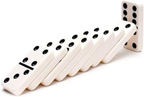 Next Store Double 6 Dominoes - Set of 28, Fun and Fun Game for Kids and Adults, Promotes Strategic Thinking and Intelligence, Perfect for Groups and Family.