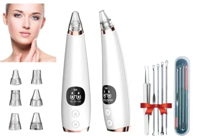 R2 Blackhead Remover Pore Vacuum Suction Strong Vacuum Suction Facial Comedo Acne Remover Extractor Tool Kit