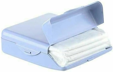 Sanitary pad holder, a practical and elegant solution for organizing and carrying menstrual pads, multi-colored, one-piece