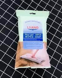 Happy Home 20-piece pack of high-quality wet wipes for floors with a long-lasting, pleasant fragrance that gives your home a fresh scent.