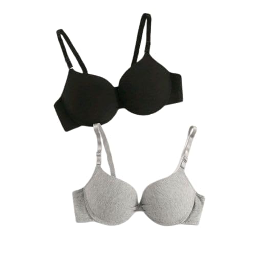 SHEIN-2pack Adjustable Strap Underwire Bra Set