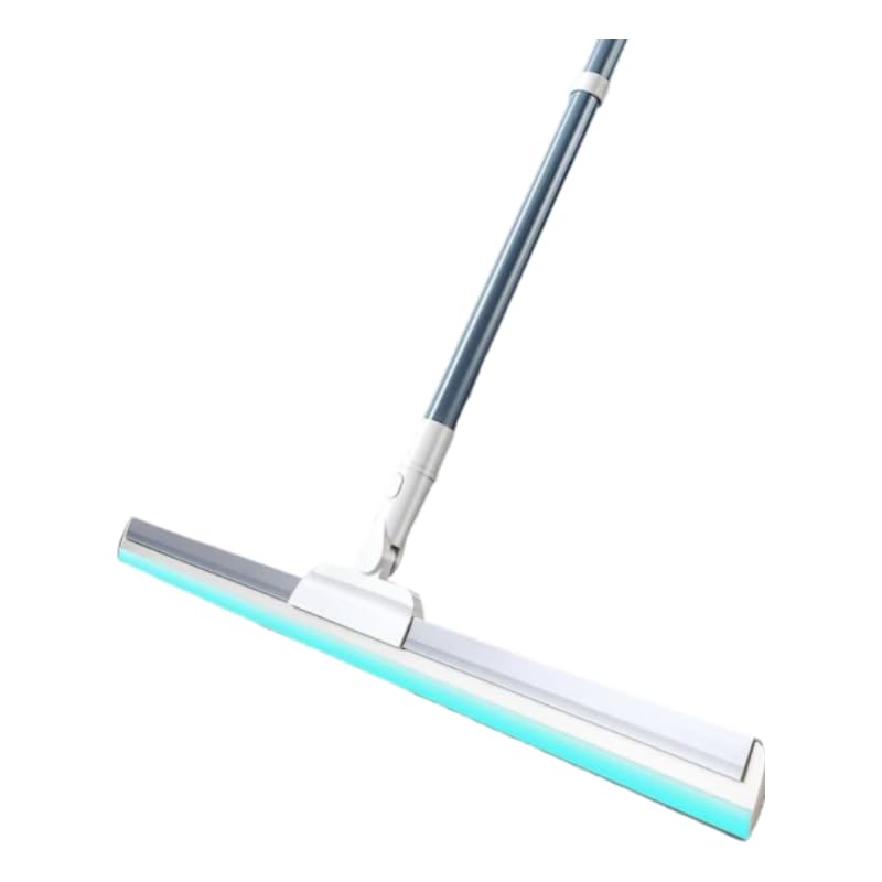 Mop; Professional Floor, Glass and Wall Cleaning; Stainless Steel Handle; Long Lasting Microfiber Head; 360° Work; 50 cm x 130 cm