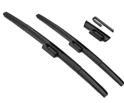 For Nissan Qashqai S910 Windshield Wiper Blades, 26/17 inch, 2 Pieces - Black