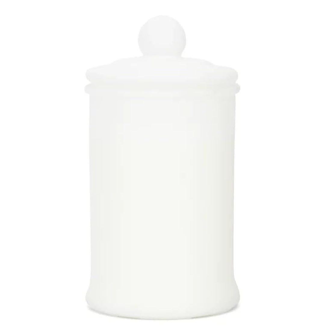 Scented Candle in Glass Jar with Lid, Long Lasting High Aroma, Premium Natural Soy Blend - 12cm (White)