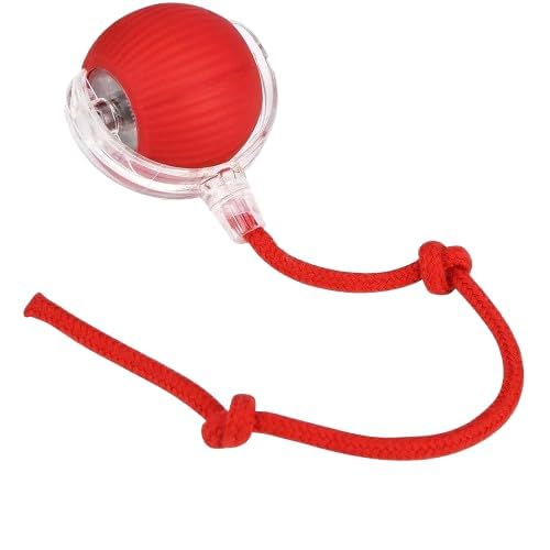 Tails Cat Toys,Agile Moving Cat Ball with Elastic Mesh Tail,Interactive Cat Toys for Indoor Cats,Motion Activated,Ultra-Fast Kitten Toys