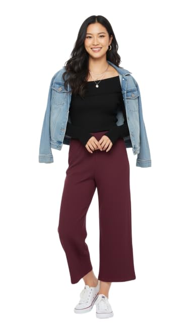 Bella Cotton Polyester Pentacor Pants With Simple Design For Women