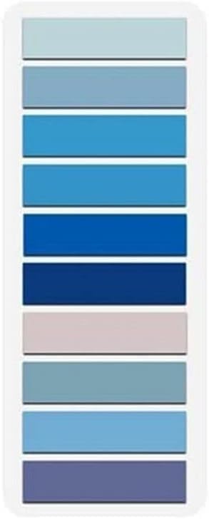 200 Pcs Blue Sticky Index Tabs, Page Markers Notes Tabs Writable and Repositionable Book Flags Tabs Strip Index Tabs Self-Stick Note Pads for Page Marking Classify File
