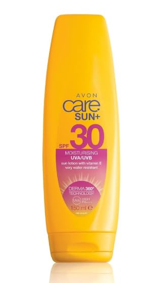 AvonBeauty Care Sun+ SPF30 Moisturising UVA/UVB Sun Lotion With Vitamin E Very Water Resistance 150ml