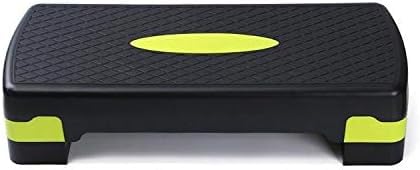 Adjustable Aerobic Step Exercise Platform - Non-Slip Fitness Stepper Bench for Cardio Workouts, Home Gym Exercise & Weight Loss, Heavy Duty Workout Step Board