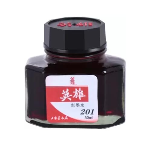 Hero Fountain Pen Ink Refill - Red - 50 ml