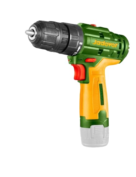 Jadever JDCDS520 12V Battery Powered Two Speeds Cordless Drill Driver