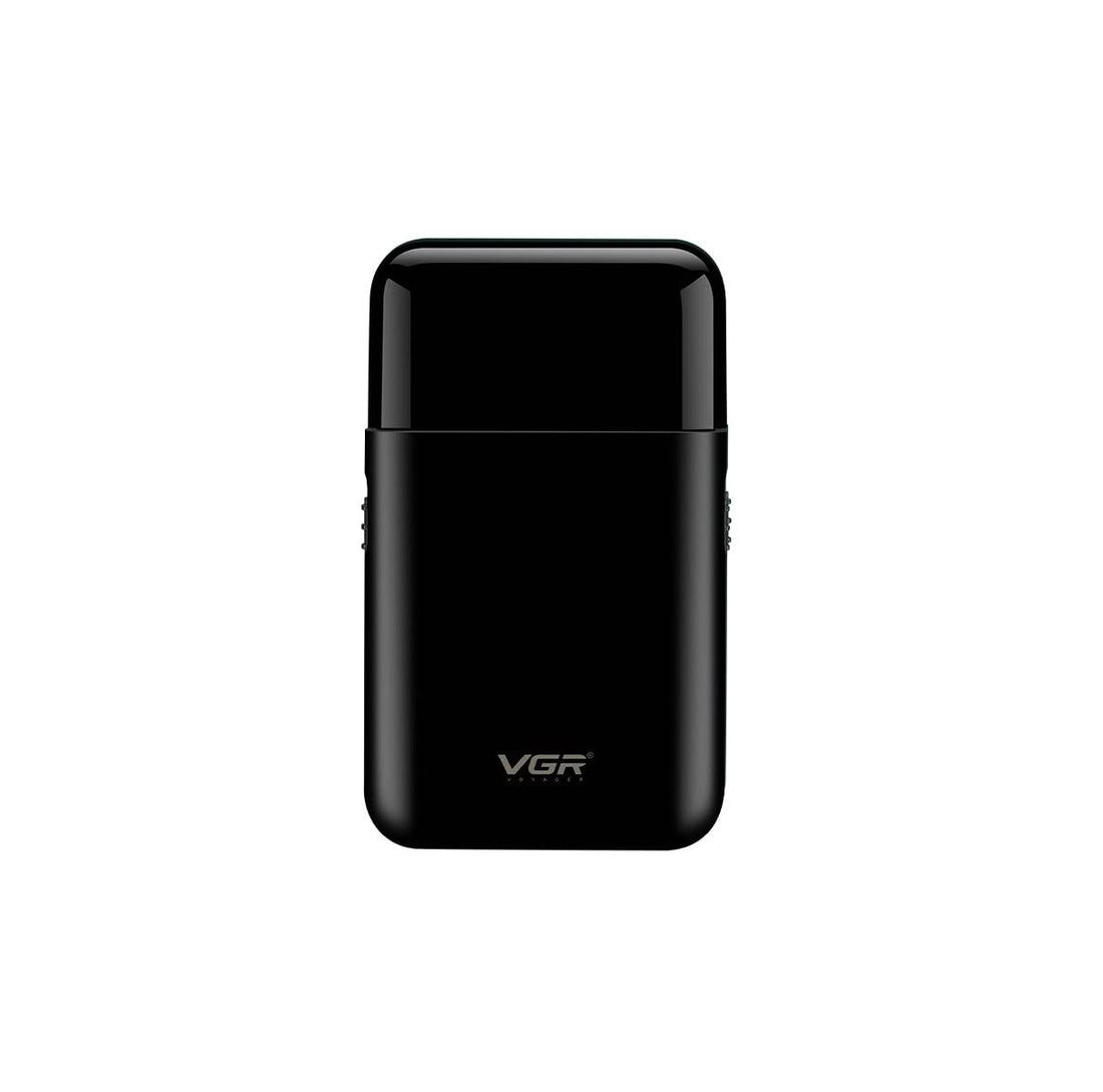 Vgr Premium Cordless Rechargeable Professional Electric Ultra Thin Shaver Wet/Dry Razor For Face Care Beard Trimmer With Usb Travel Shaver, Electric Razor- V-390 Black