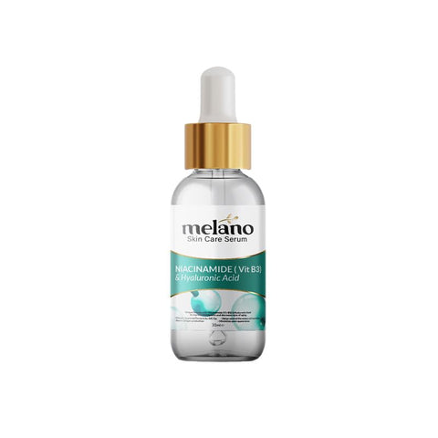 MelanoPharma Niacinamide Serum with Vitamin B3 and Hyaluronic Acid, Skin Care Serum, 30 ml