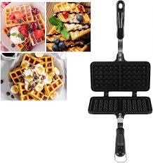 Stovetop waffle maker - practical double grill to prepare delicious waffles easily, features a non-stick surface for quick cleaning, ideal for family gatherings and children's parties