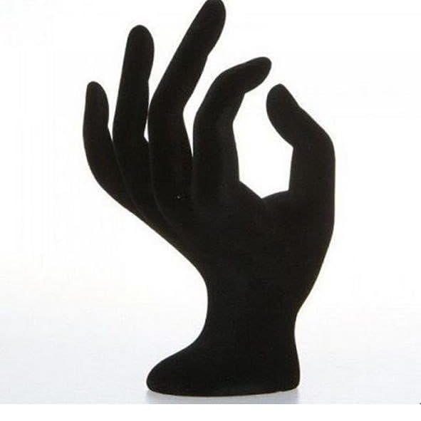 Hand Shaped Jewelry Stand, Black, Accessories Display Organizer