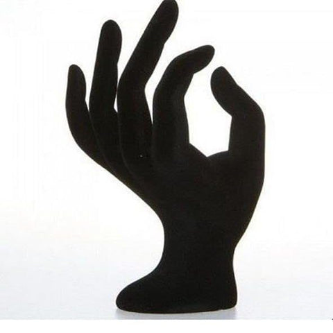Hand Shaped Jewelry Stand, Black, Accessories Display Organizer