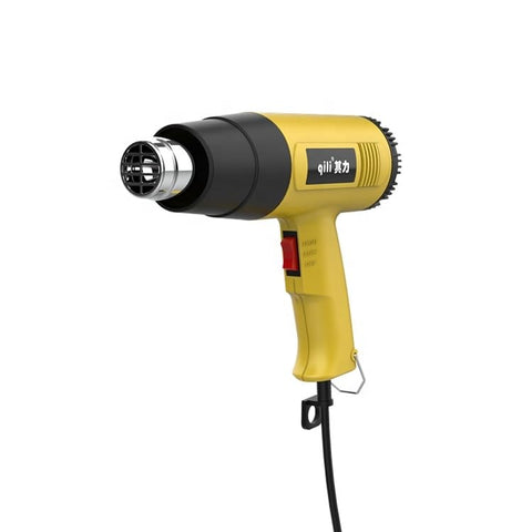 Hot Heat Gun 2000W, 2 Level, Temperature Range 300-500°C, Multi-Purpose Tool for Car Film, Paint Removal, Wallpaper, Heavy Duty