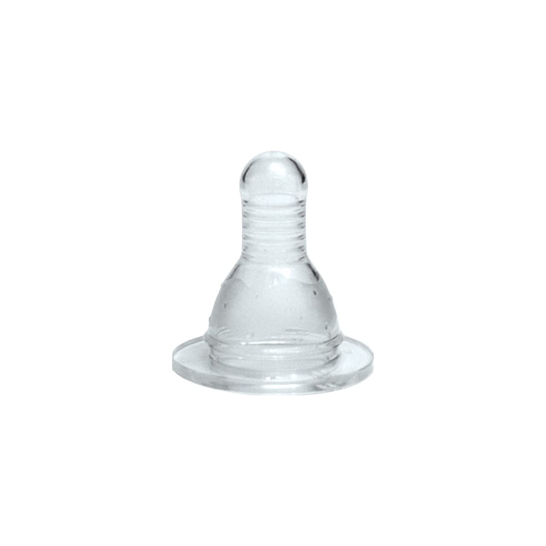 True silicone teat for feeding bottle - small