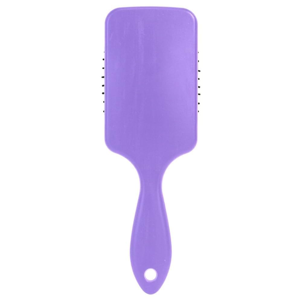 Professional Hair Brush, Light Blue Detangling Comb with Ergonomic Handle, Wide Tooth Design for Wet and Dry Hair-M-9 (Purple)